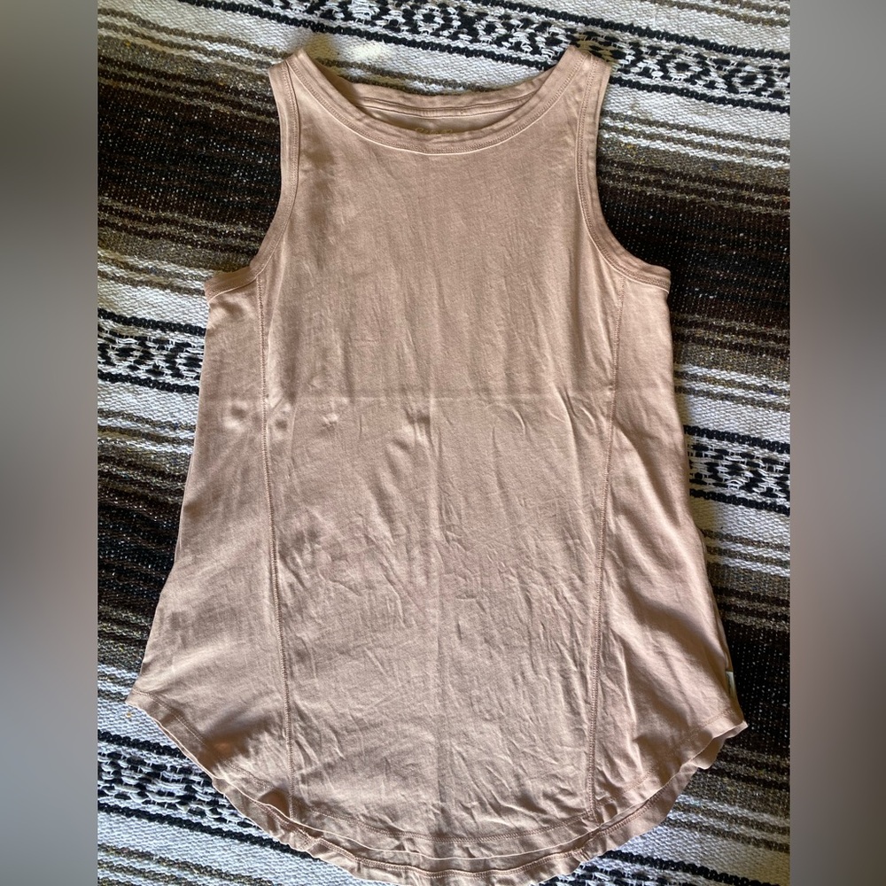 Eddie Bauer cotton, light pink tank top size small